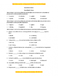 Đề luyện thi vào 10 môn Tiếng anh năm 2023 có đáp án (Đề 10)