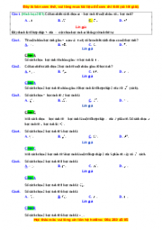 Bộ 59 tài liệu luyện thi tốt nghiệp THPT Toán năm 2023 có đáp án