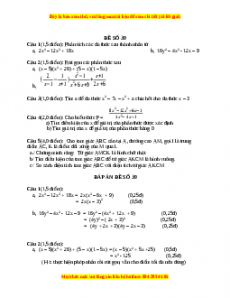 Đề thi cuối học kì 1 Toán 8 năm 2022 - 2023 - Đề 39