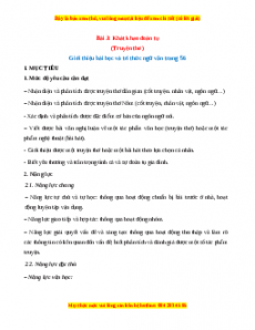 Giáo án Khát khao đoàn tụ (2024) Chân trời sáng tạo