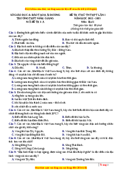 Bộ 50 Đề thi thử THPT Quốc Gia Địa lí năm 2023 chọn lọc từ các trường
