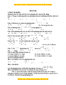 Đề thi cuối học kì 2 Toán 8 năm 2022 - 2023 - Đề 60