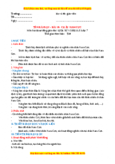 Giáo án Bài 19 Địa lí 7 Kết nối tri thức (2024): Châu Nam Cực