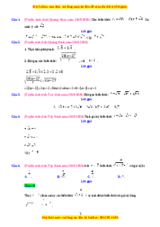 Bộ chuyên đề luyện thi vào 10 môn Toán năm 2023 - Bộ 3