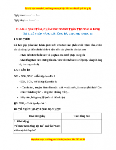 Giáo án Bài 6 Đạo đức 1 Kết nối tri thức: Lễ phép, vâng lời ông bà, cha mẹ, anh chị