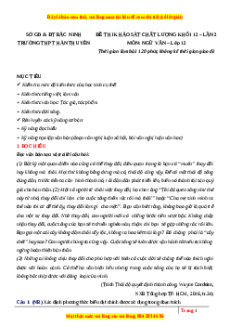 Đề thi thử Ngữ văn trường Hàn Thuyên - Bắc Ninh lần 2 năm 2023