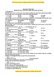 Đề luyện thi vào 10 môn Tiếng anh năm 2023 có đáp án (Đề 68)