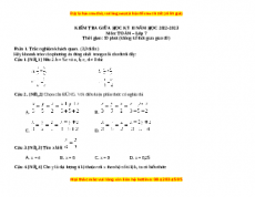 Đề thi giữa kì 2 Toán 7 năm 2022 - 2023 (Đề 6)