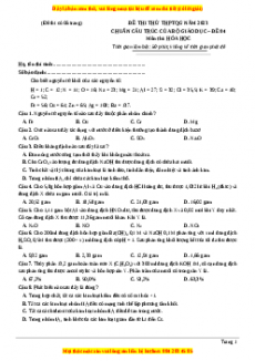 Đề thi THPT Quốc Gia Hóa năm 2023 Megabook - Đề 4