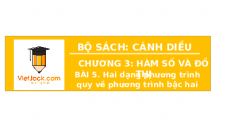 Giáo án powerpoint Hai dạng phương trình quy về phương trình bậc hai Toán 10 Cánh diều