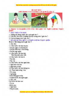 Giáo án Bài mở đầu: Nội dung và cấu trúc sách ngữ văn 7 (2024) Cánh diều