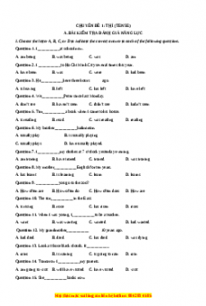 Chinh phục đề thi vào 10 Tiếng Anh - Dương Hương có lời giải