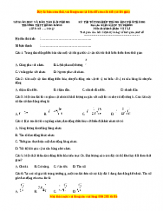 Đề thi thử Vật lí trường Hồng Bàng - Hải Phòng năm 2023