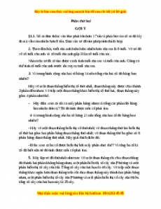 Phương pháp giải Toán lớp 4,5 năm 2023 - Phần 2: Gợi ý