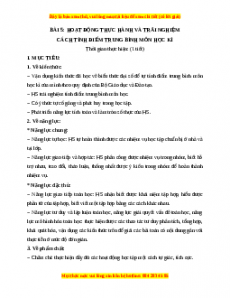 Giáo án Hoạt động thực hành và trải nghiệm: Cách tính điểm trung bình một học kì Toán 7 Chân trời sáng tạo