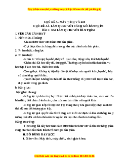 Giáo án Tin học 3 Cánh diều Bài 1: Em làm quen với bàn phím