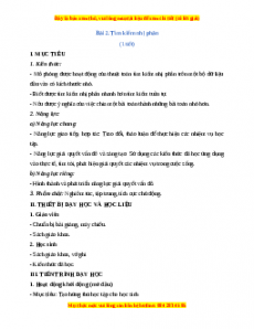 Giáo án Tin học 7 Cánh diều Chủ đề F Bài 2: Tìm kiếm nhị phân