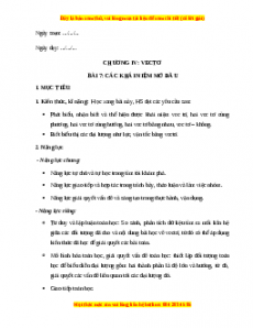 Giáo án Các khái niệm mở đầu Toán 10 Kết nối tri thức