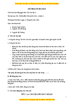 Giáo án Tin học 3 Chân trời sáng tạo Ôn tập học kì 1