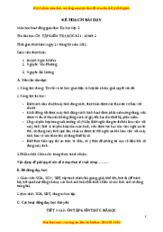 Giáo án Tin học 3 Chân trời sáng tạo Ôn tập học kì 1