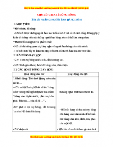 Giáo án Những người bạn hàng xóm Hoạt động trải nghiệm 2 Kết nối tri thức
