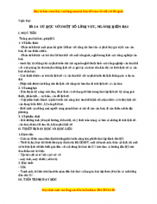 Giáo án Bài 4 Lịch sử 10 Kết nối tri thức (2024): Sử học với một số lĩnh vực, ngành nghề hiện đại