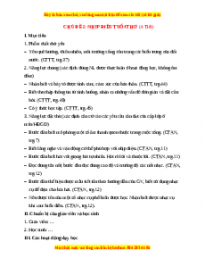 Giáo án Âm nhạc  1 Chân trời sáng tạo Nhịp điệu tuổi thơ