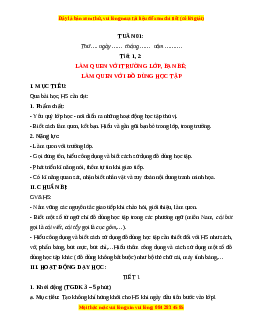 Giáo án Tiếng việt lớp 1 Kết nối tri thức (năm 2025) | Giáo án Tiếng việt lớp 1 mới, chuẩn nhất