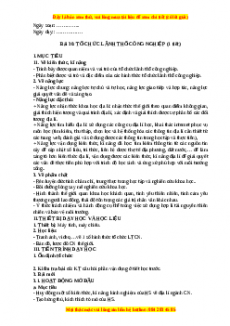 Giáo án Bài 30 Địa lí 10 Kết nối tri thức (2024): Tổ chức lãnh thổ công nghiệp