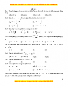 Đề thi thử THPT Quốc gia Toán học năm 2023 NXB Dân Trí - Đề 3