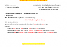 Bộ đề thi giữa kì 2 KHTN 6 Kết nối tri thức (nối tiếp)