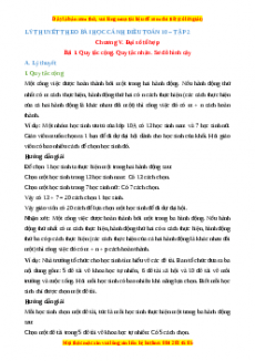 Lý thuyết Toán 10 kì 2 Cánh diều