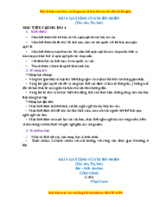 Giáo án Bài 4: Quà tặng của thiên nhiên (Tản văn, tùy bút) 2024 Chân trời sáng tạo