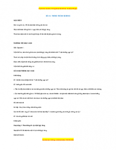 Giáo án Đạo đức 1 Cánh diều Phòng tránh bị bỏng