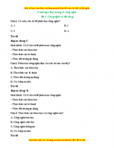 Lý thuyết Công nghệ 10 (Thiết kế) Kết nối tri thức