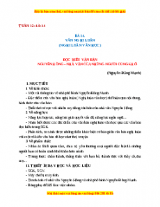 Giáo án Bài 4: Văn bản nghị luận (2024) Cánh diều