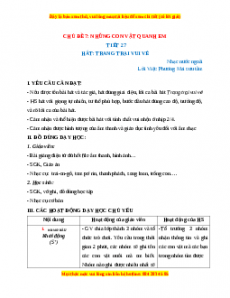 Giáo án Những con vật quanh em Âm nhạc 2 Kết nối tri thức