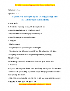 Giáo án Biểu thức đại số Toán 7 Kết nối tri thức