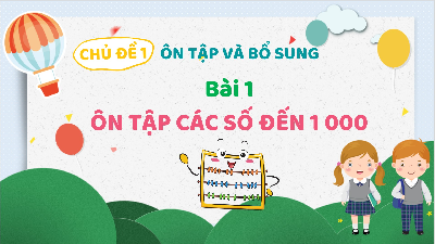 Bài giảng Powerpoint Toán lớp 3 Kết nối tri thức