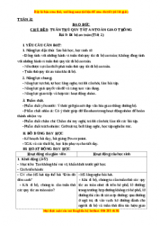 Giáo án Đạo đức 3 Kết nối tri thức Bài 9: Đi bộ an toàn (Tiết 2)