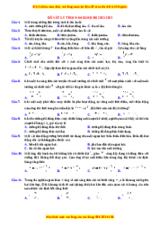 Đề thi thử Vật lí Sở Nam Định năm 2023