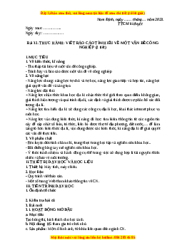 Giáo án Bài 32 Địa lí 10 Kết nối tri thức (2024): Thực hành Viết báo cáo tìm hiểu về một vấn đề công nghiệp