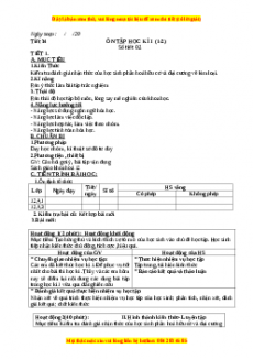 Giáo án Hóa 12 học kì I Tiết 34: Ôn tập học kì I