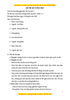 Giáo án Tin học 3 Chân trời sáng tạo Bài 11B : Luyện tập sử dụng chuột máy tính