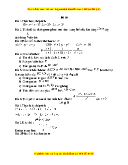 Đề thi giữa kì 1 Toán 8 năm 2023 - Đề 60