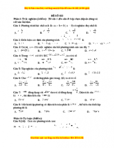 Đề thi cuối học kì 2 Toán 8 năm 2022 - 2023 - Đề 33