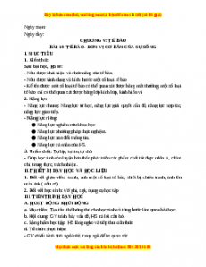 Giáo án Bài 18 KHTN 6 Kết nối tri thức (2024): Tế bào - Đơn vị của sự sống