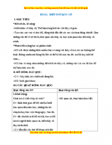Giáo án Biết ơn thầy cô Hoạt động trải nghiệm 2 Kết nối tri thức