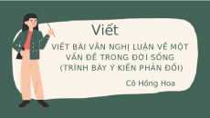 Bài giảng điện tử Viết bài văn nghị luận về một vấn đề trong đời sống | Kết nối tri thức Ngữ văn 7