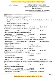 Đề thi THPT Quốc Gia Hóa năm 2023 Megabook - Đề 25